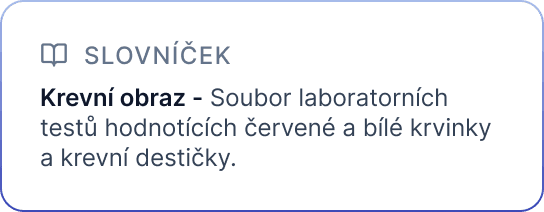 Slovníček - Krevní obraz
